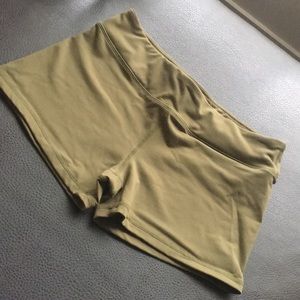 Army Green Yoga Booty Shorts